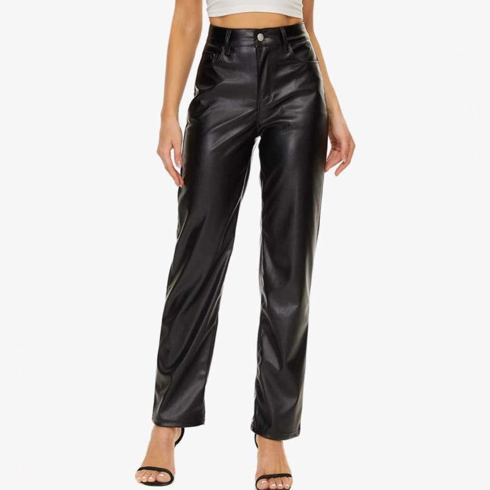 Amazon | Faux Leather Pants